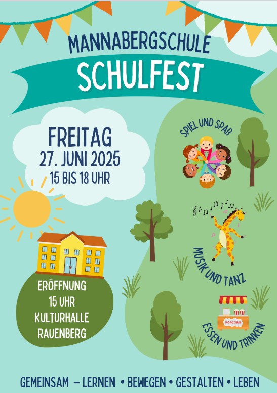 1 Plakat Schulfest