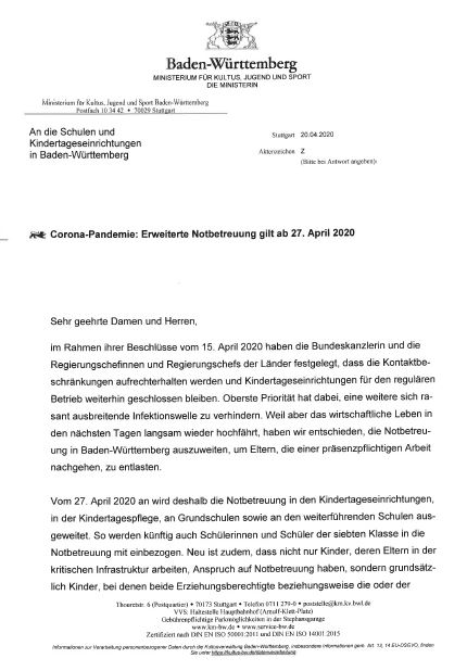 Brief 2 Eisenmann Seite 1